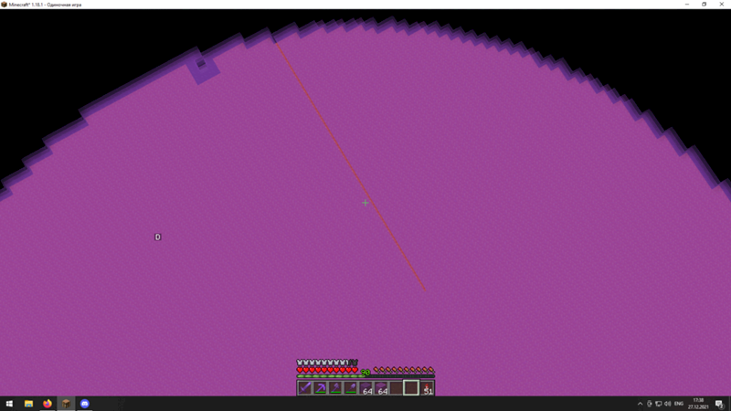 Что за баг майнкрафт