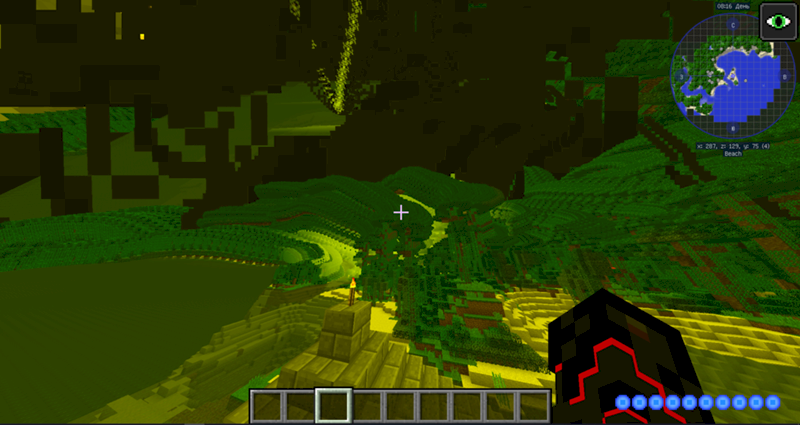 Небо В Майнкрафт лагает