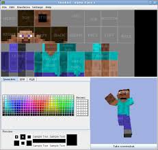 Где нарисовать свой скин для Minecraft на версию 1.7.10