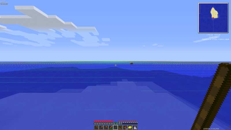 Баг майнкрафта зеленый полосы