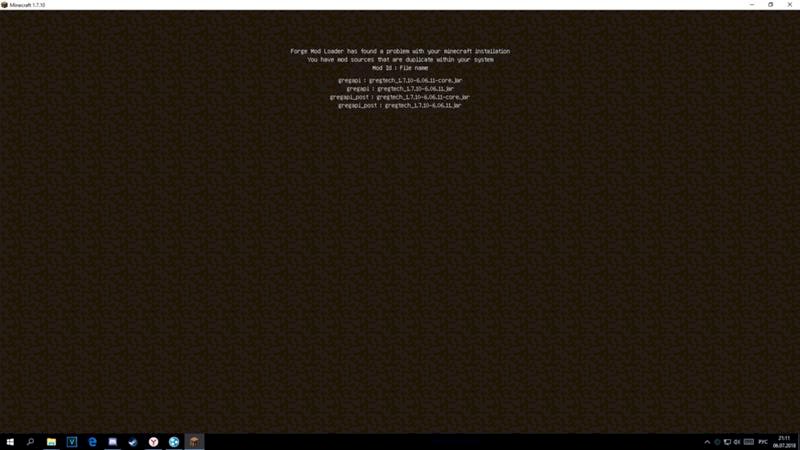 Проблема с модом gregtech в майнкрафт 1.7.10