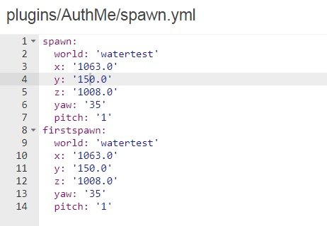 Плагин для майнкрафт сервера Authme тут либо я рукопоп либо плагин реально кривой