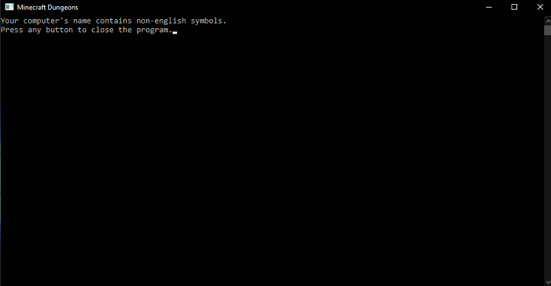Minecraft dungeons не запускается
