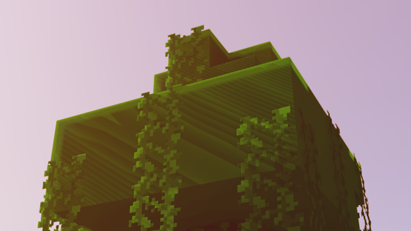 Полосы на тенях с шейдерами в Майнкрафт
