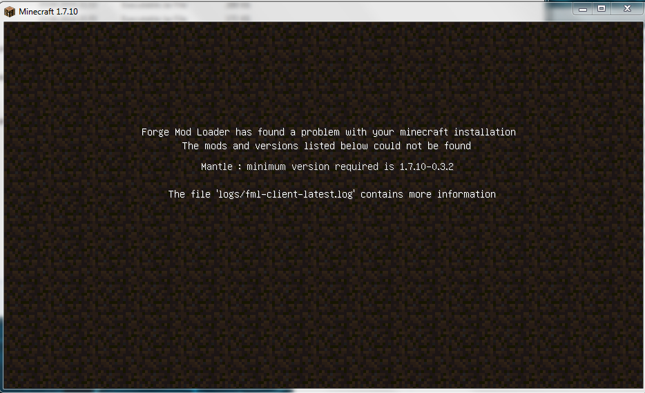 При запуске майнкрафта 1.7.10 какаята ошибка пожалуйста посмотрите