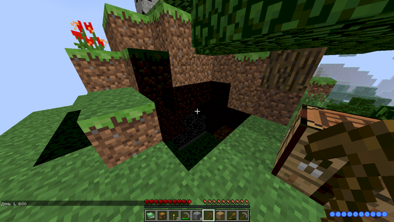 Баг с тенями, Minecraft 1.7.10