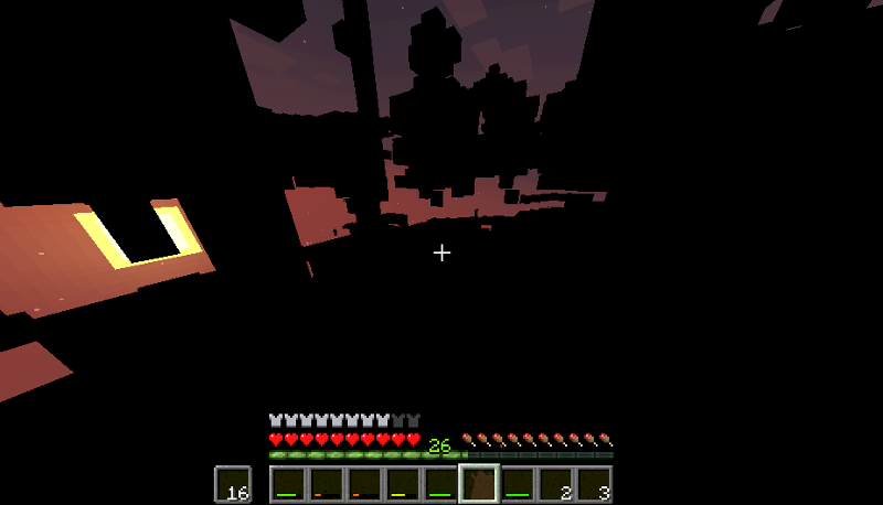 Помогите всё чёрное в майнкрафте