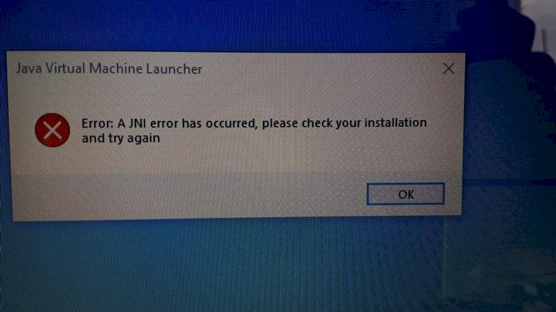 Ошибка Minecraft