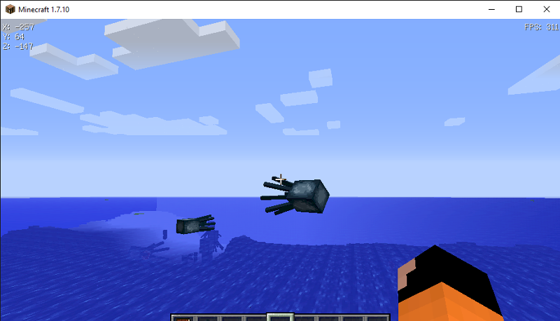 В майнкрафт играл, ничего не лагало. Через время мобы перестали двигаться