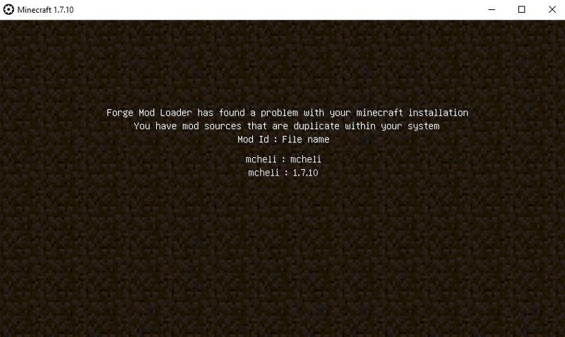Майнкрафт 1.7.10 проблемы запуска с модом