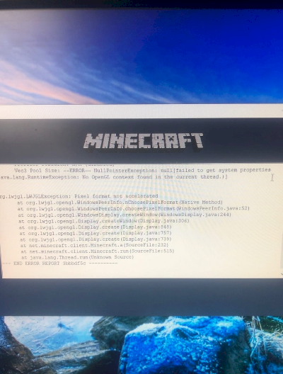 Проблемы с запуском майнкрафта