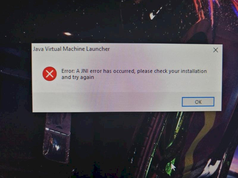Minecraft 1.17 ошибка при запуске