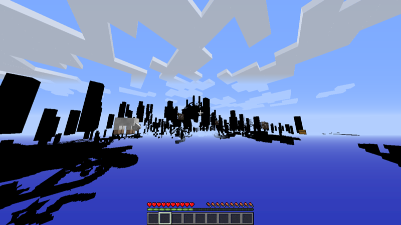 Minecraft и чёрный экран