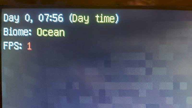 Minecraft проблема с фпс - 1