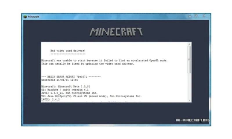 Обновил видяху майнкрафт не запускается