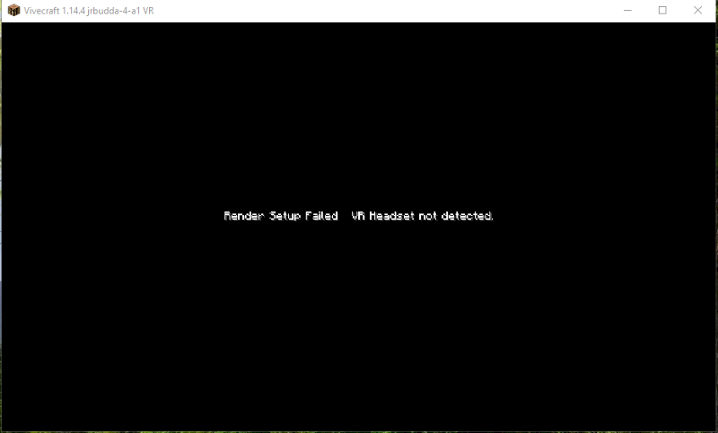 Почему не заходит майнкрафт Vr