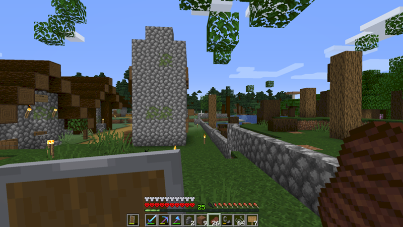 Майнкрафт, изчезли блоки