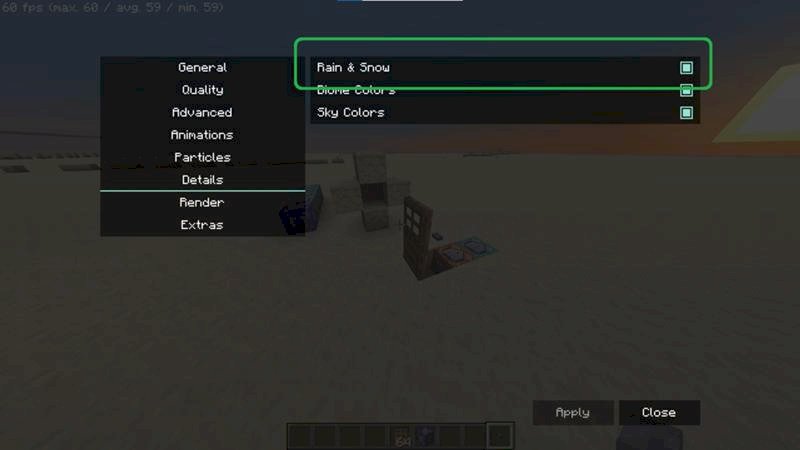 Что делать если в майнкрафте пропал дождь