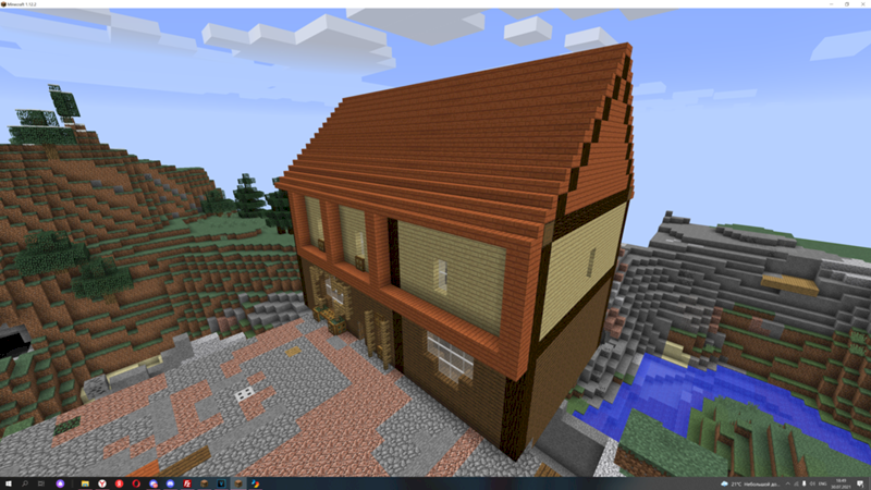 Оцените домик в майнкрафте