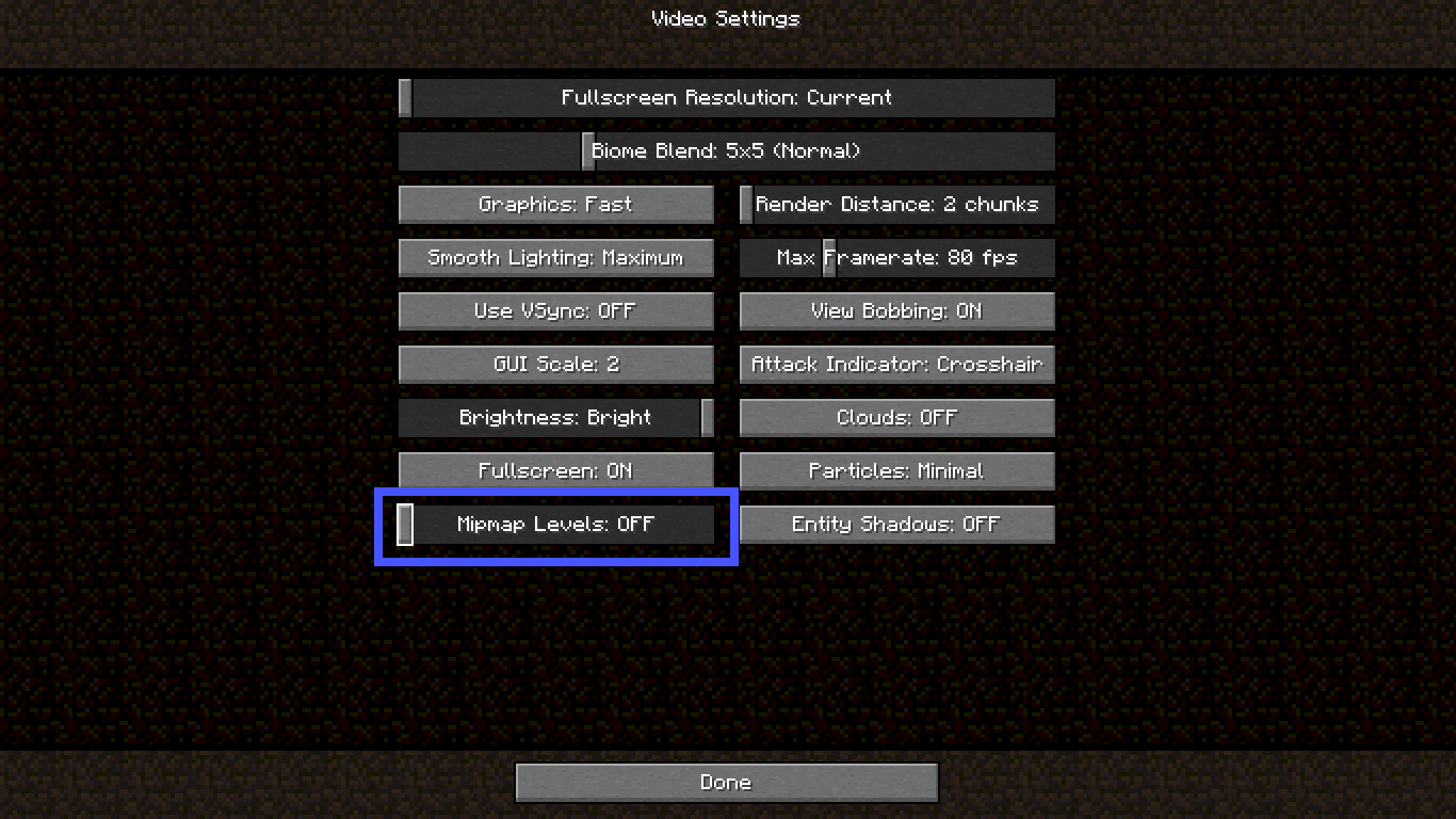 Minecraft. Кривые области на конце прорисовки чанков