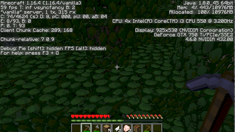 В маинкрафте при нажатии ф3 отсутствуют координаты Как включить