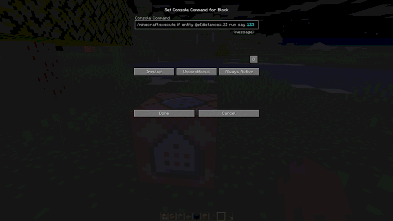 Проблема с командой, minecraft: execute if entity 1.14.4