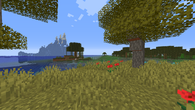 Это нормально Такие биомы рядом. Маинкрафт