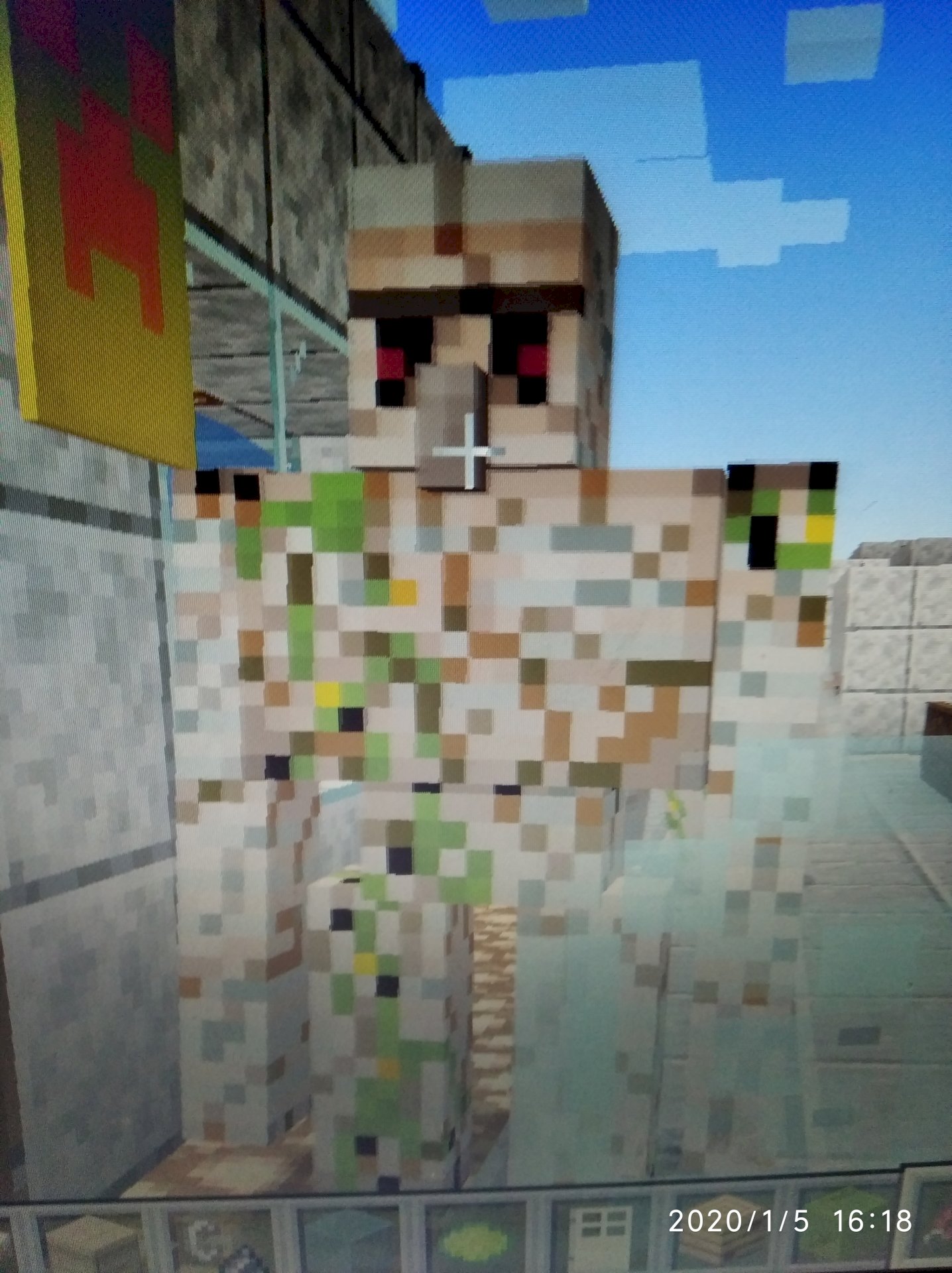 Что с моим големом в майнкрафте