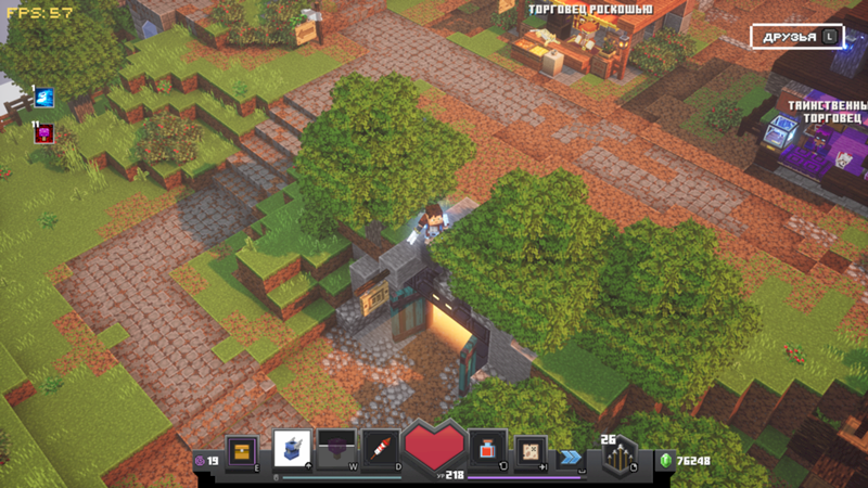 Есть ли в Minecraft Dungeons бесконечный режим