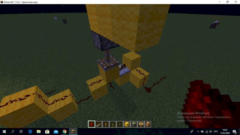 Что делать, поршень завис. Minecraft 1.15.2