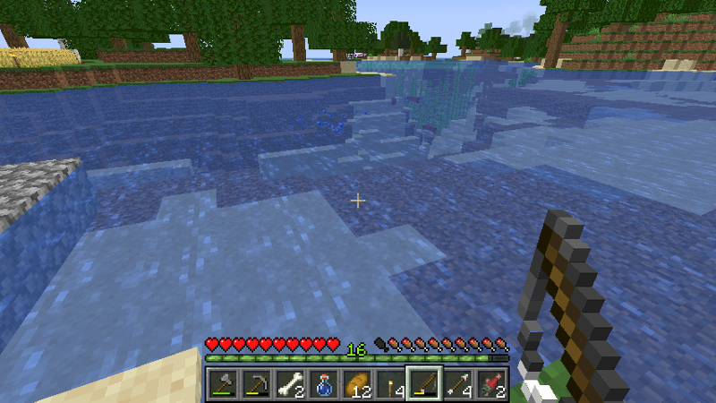 Не отображается поплавок в Minecraft