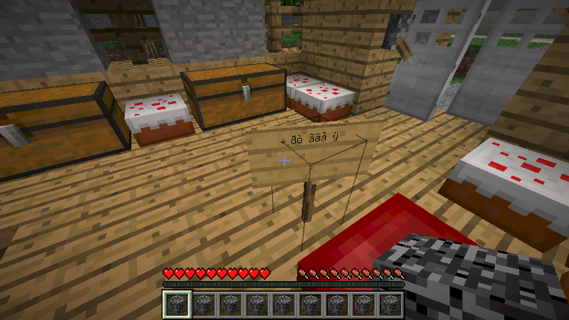 Нужна помощь с русификацией табличек майнкрафта 1.2.5