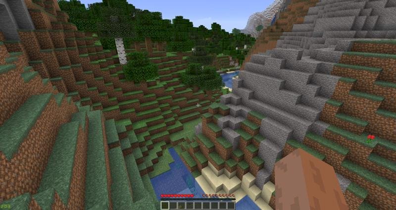 Как убрать полосы в MineCraft