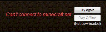 Почему не заходит в Minecraft