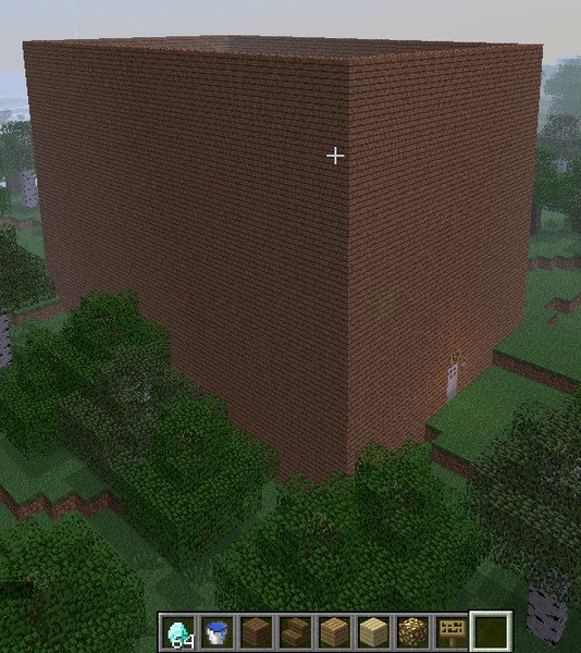 Minecraft- Почему моя сестра строит такие дома Коробки без окон тупо коробки Типа красива