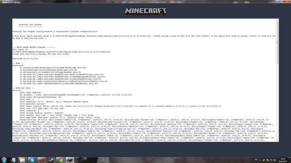 Minecraft 1 5 1 после установки Rei s minimap minecraft крашиться